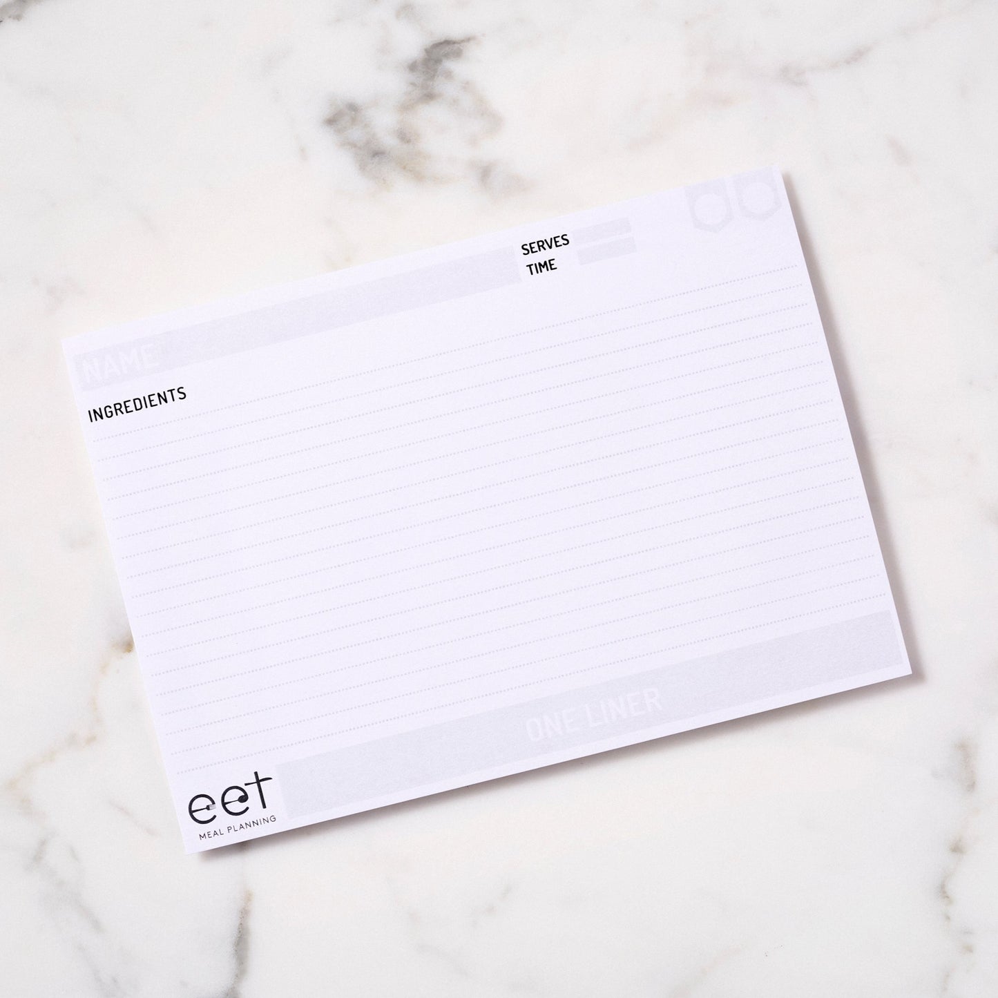 Blank Recipe Cards